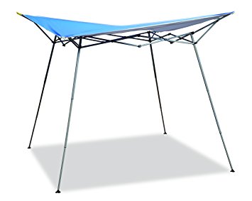 Caravan Canopy 8' x 8' Evo Shade Instant Canopy, Blue Top/White Frame