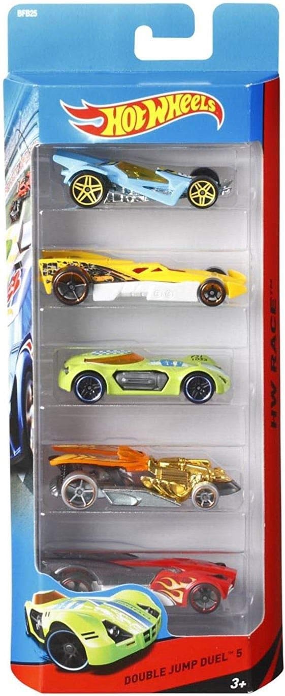 Hot Wheels Assortment Cars, 5 Count