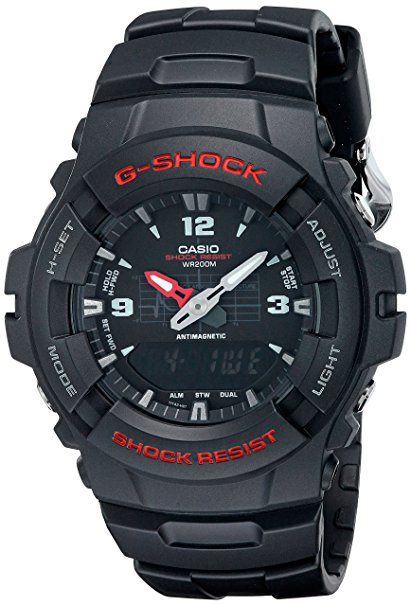 G-Shock Men's G-100-1BVMUR Quartz Watch with Black Dial Analogue