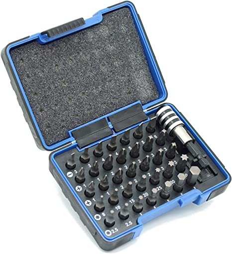 TEMO 36 pc Impact Ready Screwdriver Bit Set Kit with One Quick Release Chuck