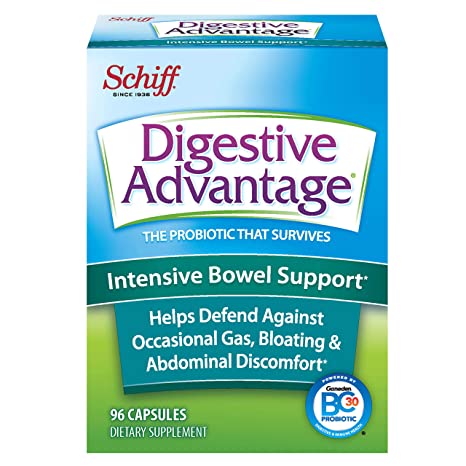 Digestive Advantage Probiotics-Intensive Bowel Support Probiotic Capsules, 96 Capsules