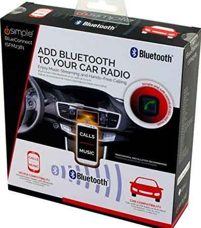 iSimple - BlueConnect Hands-Free Car Kit ISFM2381 Bluetooth (Retail Packaged)
