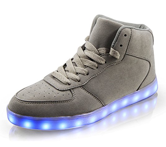 FLASHKICKS Jump - Premium LED Shoes Bright Light Up Sneakers, High Top