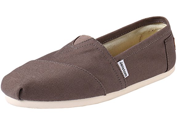 Janstom Women's Loafers Classic Casual Canvas Slip On Shoes