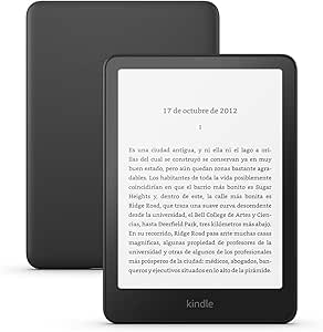 Nuevo Kindle Paperwhite (16 GB) de Amazon | Nuestro Kindle más rápido, con una nueva pantalla de 7" sin reflejos y semanas de batería | Con publicidad | Negro