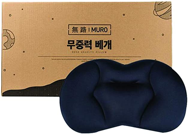 MURO Zero Gravity Weightless Pillow   Cover   Laundry net 3D Pillow with Million Micro Airballs Sofa & Bed Positioner Ergonomic Pillows Different Softness Head Neck Made in Korea