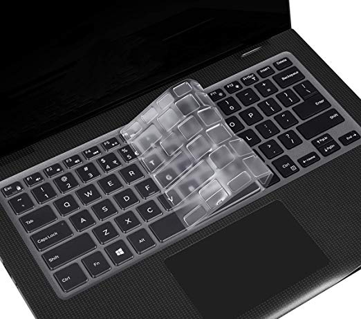 Keyboard Cover for Dell XPS 15 9570 9560 9550 15.6" Laptop, Ultra Thin TPU Keyboard Protector Skin for Dell XPS 15 Keyboard Cover, Dell XPS 15 Acessories