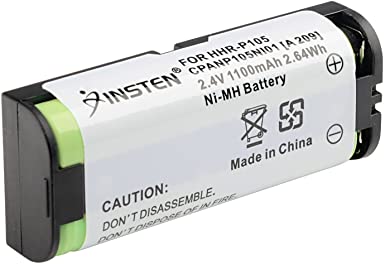 INSTEN 2X 2.4V Ni-MH Battery Compatible with Panasonic HHR-P105 HHRP105 Type 31 New