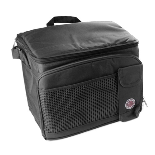 Transworld Durable Deluxe Insulated Lunch Cooler Bag (Many Colors and Size Available) (13 1/2"x10"x10", Black)