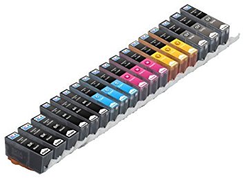 Skia Ink Cartridges ¨ 18 Pack Compatible with Canon 225/226(PGI-225BK CLI-226BK CLI-226C CLI-226M CLI-226Y CLI-226GY) for PIXMA MG6120, PIXMA MG6220, PIXMA MG8120, PIXMA MG812020B, PIXMA MG8220