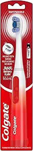 Colgate 360 Optic White Sonic Powered Battery Toothbrush, 1 Count