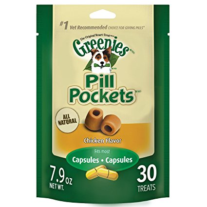 Greenies Allergy Formula Roasted Duck & Pea Pill Pockets Capsule Dog Treats