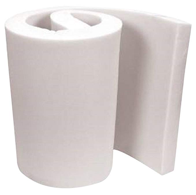 FoamTouch Upholstery Foam Cushion Medium Density Standard, 4" L x 24" W x 72" H