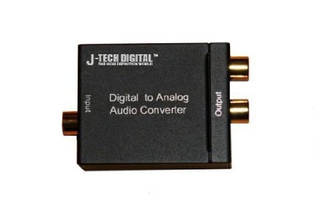 J-Tech Digital Premium Quality Digital Audio to Analog Audio Converter