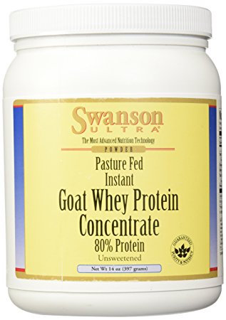 Swanson Goat Whey Protein Concentrate 14 oz (397 g) Pwdr