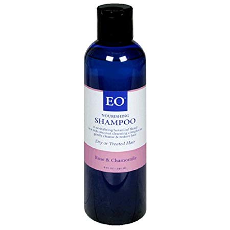 EO Shampoo, Dry or Treated Hair, Rose & Chamomile, 8.4 fl oz