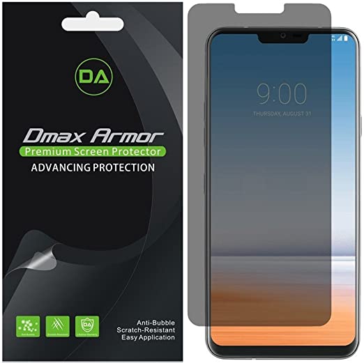 [2-Pack] Dmax Armor for LG G7 Fit Privacy Anti-Spy Screen Protector Shield