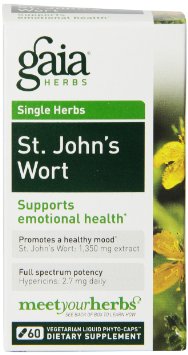 Gaia Herbs St Johns Wort Liquid Phyto-Capsules 60 Count