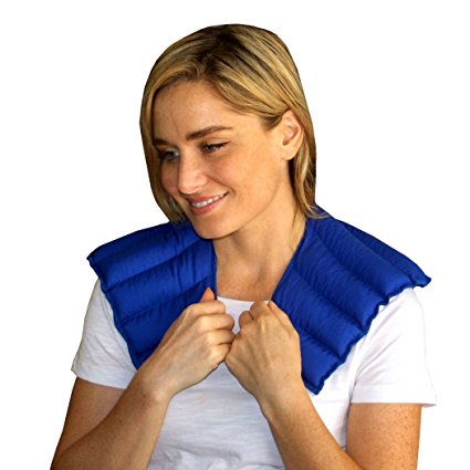 My Heating Pad- Neck & Shoulder Wrap Hot & Cold Therapy - Neck Strain Relief (Blue)