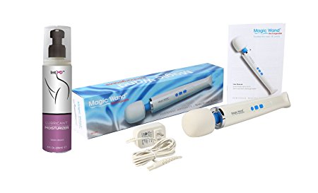 Magic Wand Rechargeable VIVA Electric Massager Includes IntiMD Personal Massaging Lubricant Moisturizer 8oz
