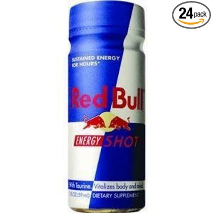 Red Bull Energy Shot, 2-Ounce Bottles (Pack of 24)