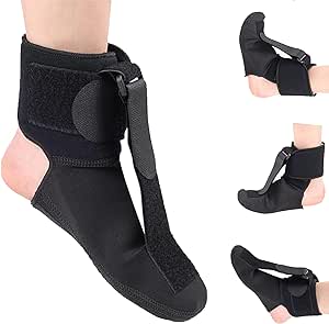 Plantar Fasciitis Socks, Plantar Fasciitis Night Splint Socks, Adjustable Orthopedic Foot Drop Brace, Plantar Fasciitis Relief Night Splint, Achilles Tendonitis and Heel Pain Relief (Medium)