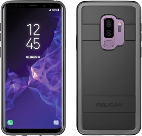 Samsung Galaxy S9  Case - Pelican Protector Case for Samsung Galaxy S9  (Black/Light Grey)