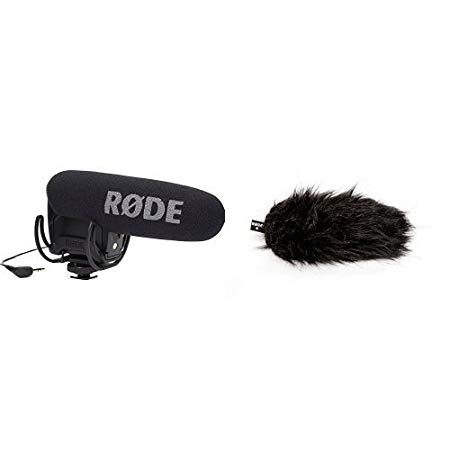 Rode VMPR Video Mic Pro R Bundle with Shock Mount and Wind Cover