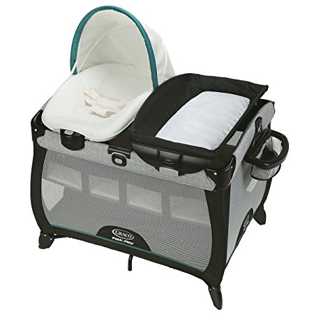 Graco Pack 'n Play Playard Quick Connect Portable Napper with Bassinet, Darcie