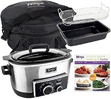 Ninja 4-in-1 6 qt. Multi-cooker w/Recipe Book & Travel Bag