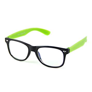 Cyxus Blue Light Blocking Glasses for Kids and Teens Anti Eyestrain Eyewear, Green Frame