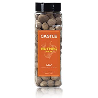 Castle Foods | WHOLE NUTMEG, 16 oz Premium Restaurant Quality