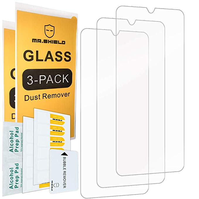 [3-Pack]- Mr.Shield for Samsung Galaxy A50 [Tempered Glass] Screen Protector [Japan Glass with 9H Hardness] with Lifetime Replacement