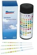 100 Urine Testing Strips MISSION 100 x 8 Parameter Mission Brand Urine Dip tests Professional CE Quality Tests