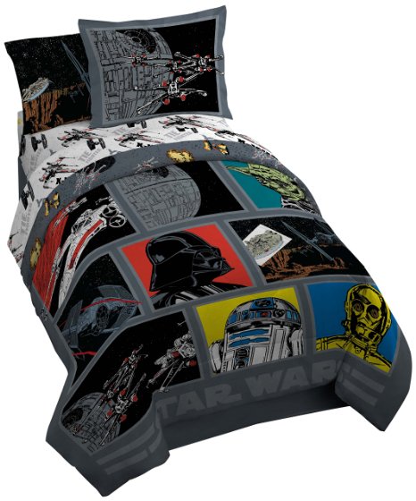 Star Wars Classic Death Star Twin/Full Reversible Comforter with Sham
