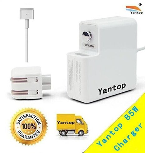 Yantop®Magsafe 2 85w Power Adapter for Macbook Pro 17/15/13/11-Inch-T-tip.Compatible with all MacBooks produced after mid 2012.