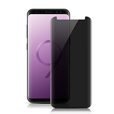 Samsung Galaxy S9 Screen Protector Privacy Temered Glass,VIEE Anti Glare HD Privacy Protective Glass Screen Protector Film For Galaxy S9 ,Anti Spy,Anti-Scratch,Bubble Free (5.8inch）