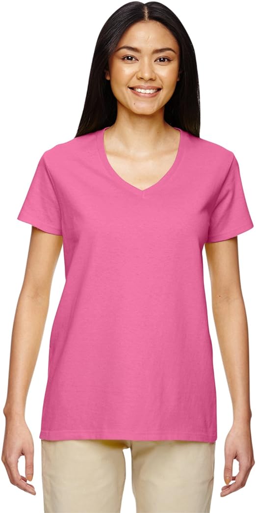 Heavy Cotton 5.3 oz. V-Neck T-Shirt (G500VL)