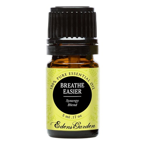 Breathe Easier Synergy Blend Essential Oil by Edens Garden - 5 ml(Peppermint, Rosemary, Lemon & Eucalyptus)