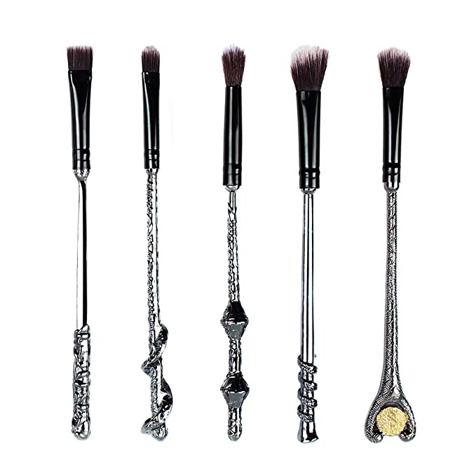 WeChip Potter Wizard Eye Makeup Brushes Magical Metal Brush for Foundation Blending Blush Concealer Eyebrow Face Powder