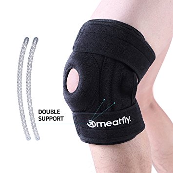 MEATFLY. Knee Brace Sports Support, Stabilizer Patella for Mensicus Tear,Arthritis,ACL