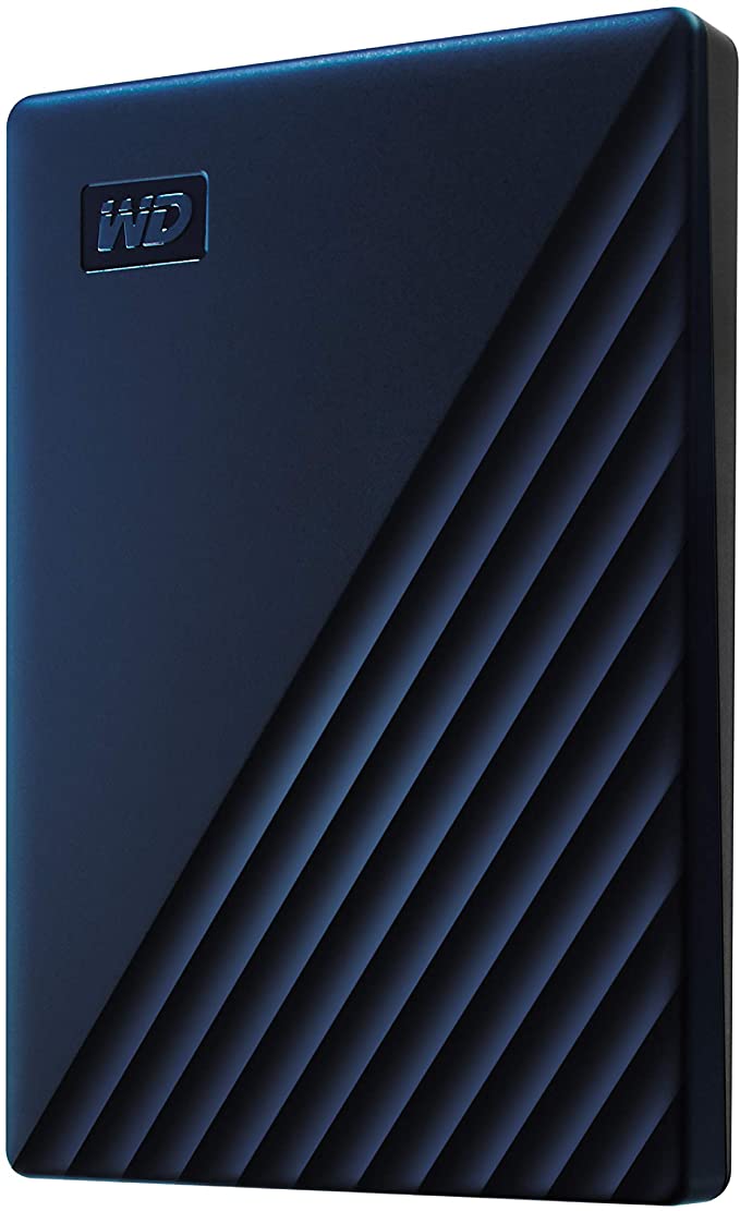 WD 4TB My Passport for Mac Portable External Hard Drive - Blue, USB-C/USB-A - WDBA2F0040BBL-WESN