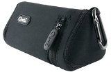 Cambridge SoundWorks Official Travel Carry Case with Aluminum Carabiner for the OontZ Angle PLUS and the OontZ Angle3 Ultra Portable Wireless Bluetooth Speakers Made from Neoprene Rubber with the OontZ Logo on the side and on the Reinforced Zipper