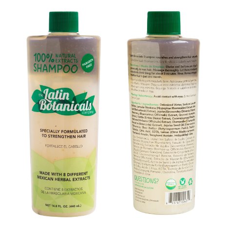 Latin Botanicals, 100% Natural Extracts, Volume & Loss Treatment Shampoo 14 oz.