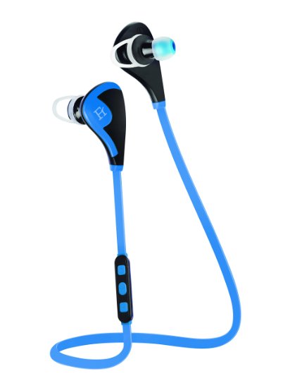 Ferlen Bluetooth Headphones V41 EDR Wireless Sport Headset with Sweat Proof Earbuds Noise Cancelling APT-XMic Ideal for RunningGymWorkout Blue