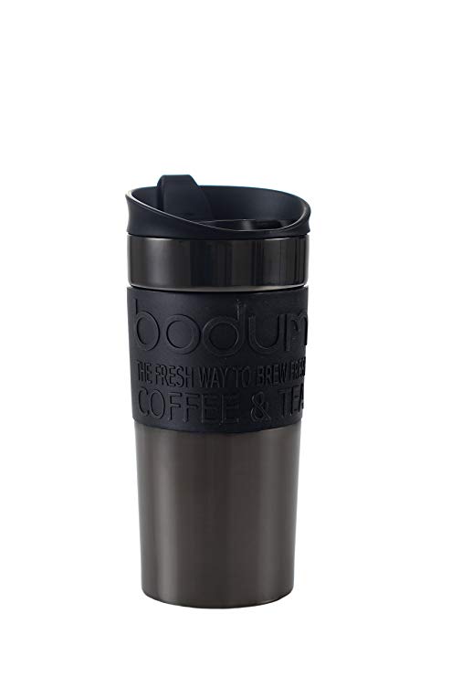 Bodum 11068-380S Travel Mug, 12 oz, Gunmetal