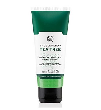 The Body Shop Tea Tree Daily Scrub, 3.3 Ounce