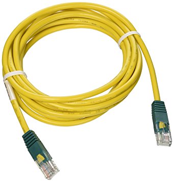 Tripp Lite Cat5e 350MHz Molded Cross-over Patch Cable (RJ45 M/M) - Yellow, 10-ft.(N010-010-YW)