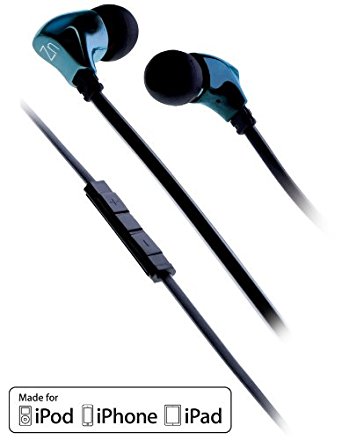 FSL Zinc Zn30i Earbuds with Microphone and Volume Control for Apple (iPhone/iPad/iPod) - Blue