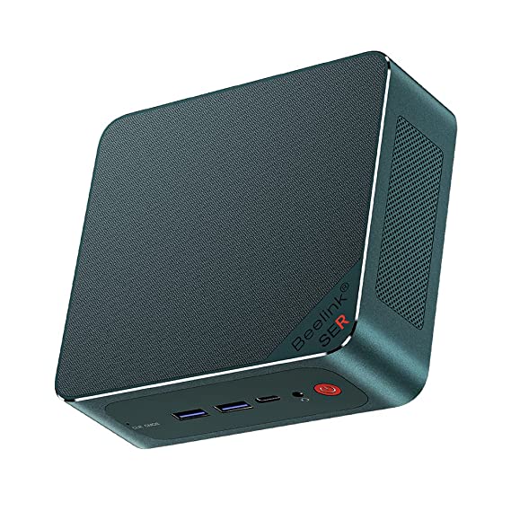 Beelink SER6 PRO Mini PC 11 Pro, Mini Computer with AMD Ryzen 7 6800H (8C/16T up to 4.7Ghz), 32G DDR5 (4800Mhz)   500GB M.2 2280 PCle 4.0 SSD, WiFi 6, USB4, BT 5.2, Dual HDMI, RJ45 2.5G